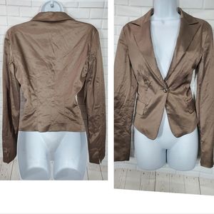 Motivi Light Brown Blazer Suit Jacket
